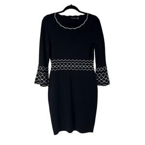 nina leonard tie waist fit & flare sweater dress Tie Waist Fit & Flare Sweater Dress (Women)